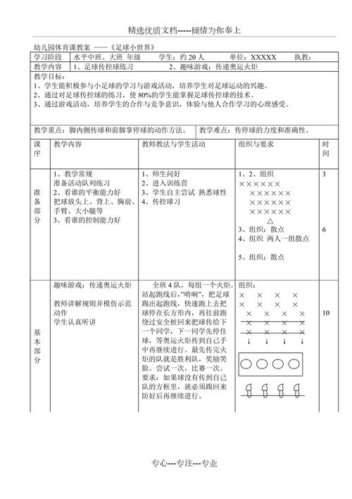 中班玩足球体育教案怎么写,中班体育活动足球